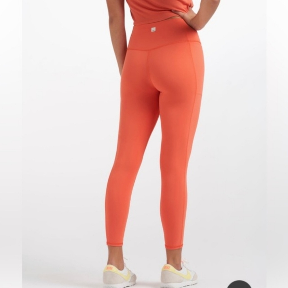 Vuori Orange Leggings - Picture 2 of 7